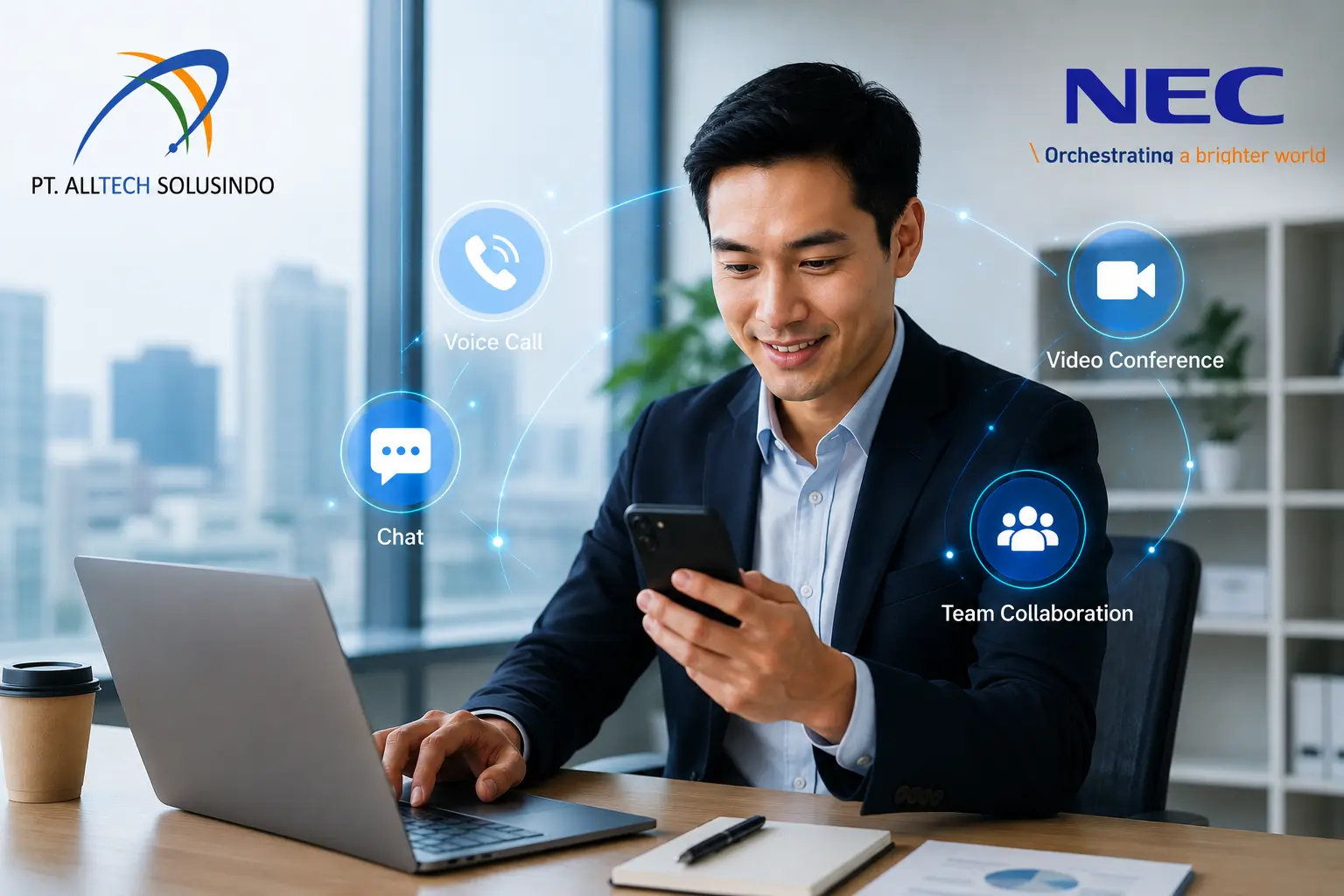 Solusi Komunikasi Pintar PBX NEC untuk Transformasi Digital Perusahaan Anda