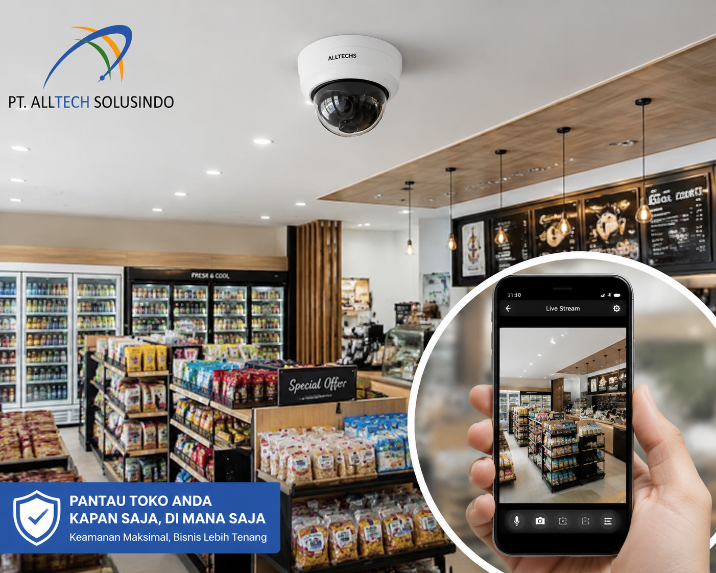 Mencegah Kerugian Bisnis Retail dan Perkantoran dengan Jasa Pemasangan CCTV Terintegrasi