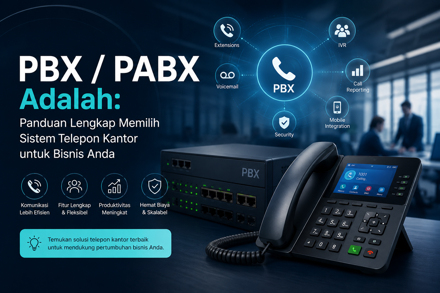 PBX / PABX Adalah: Panduan Lengkap Memilih Sistem Telepon Kantor untuk Bisnis Anda - Artikel PT. ALLTECHS SOLUSINDO