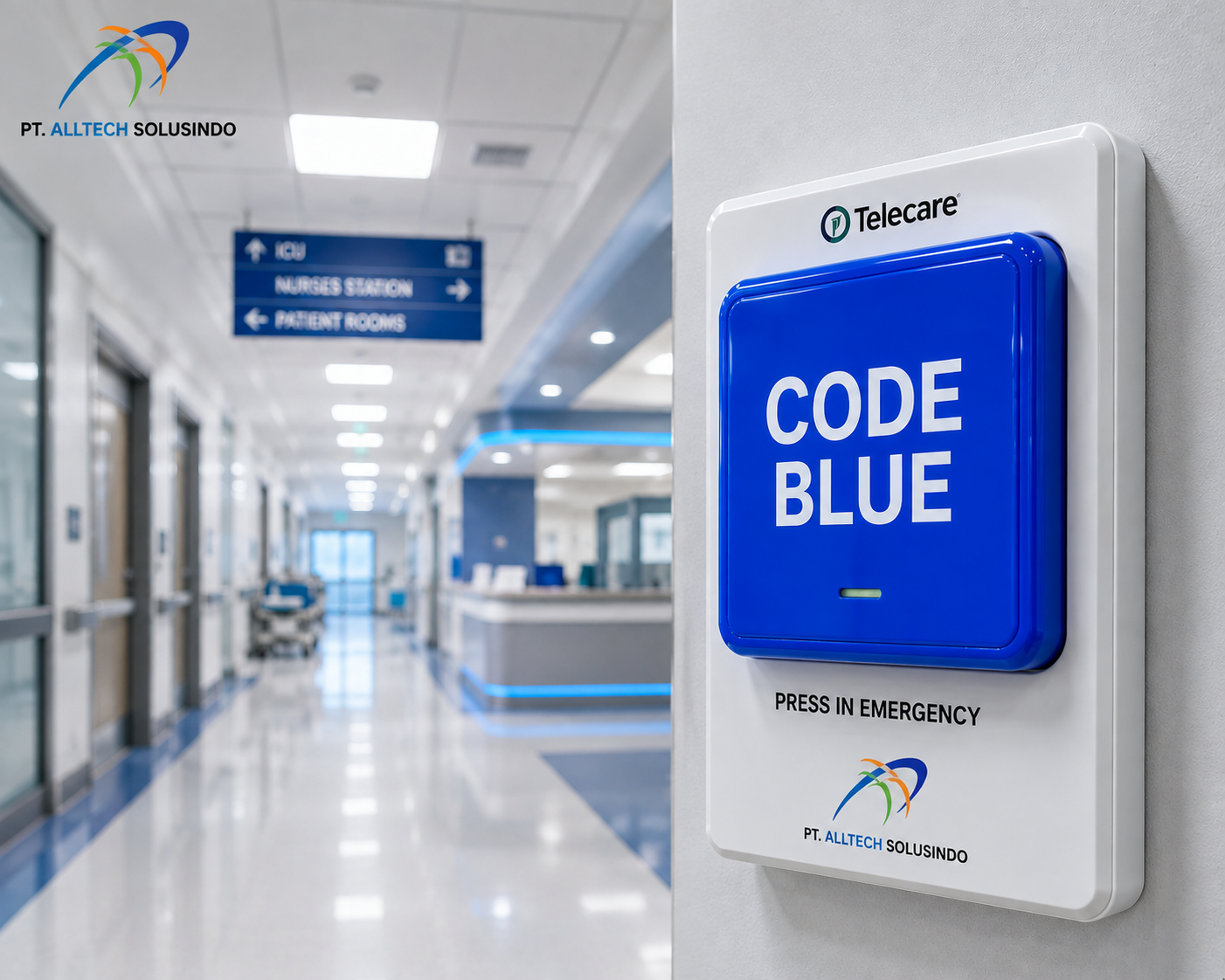 Solusi Code Blue Telecare: Integrasi Nurse Call Buatan Anak Bangsa untuk Penanganan Darurat Medis - Artikel PT. ALLTECHS SOLUSINDO