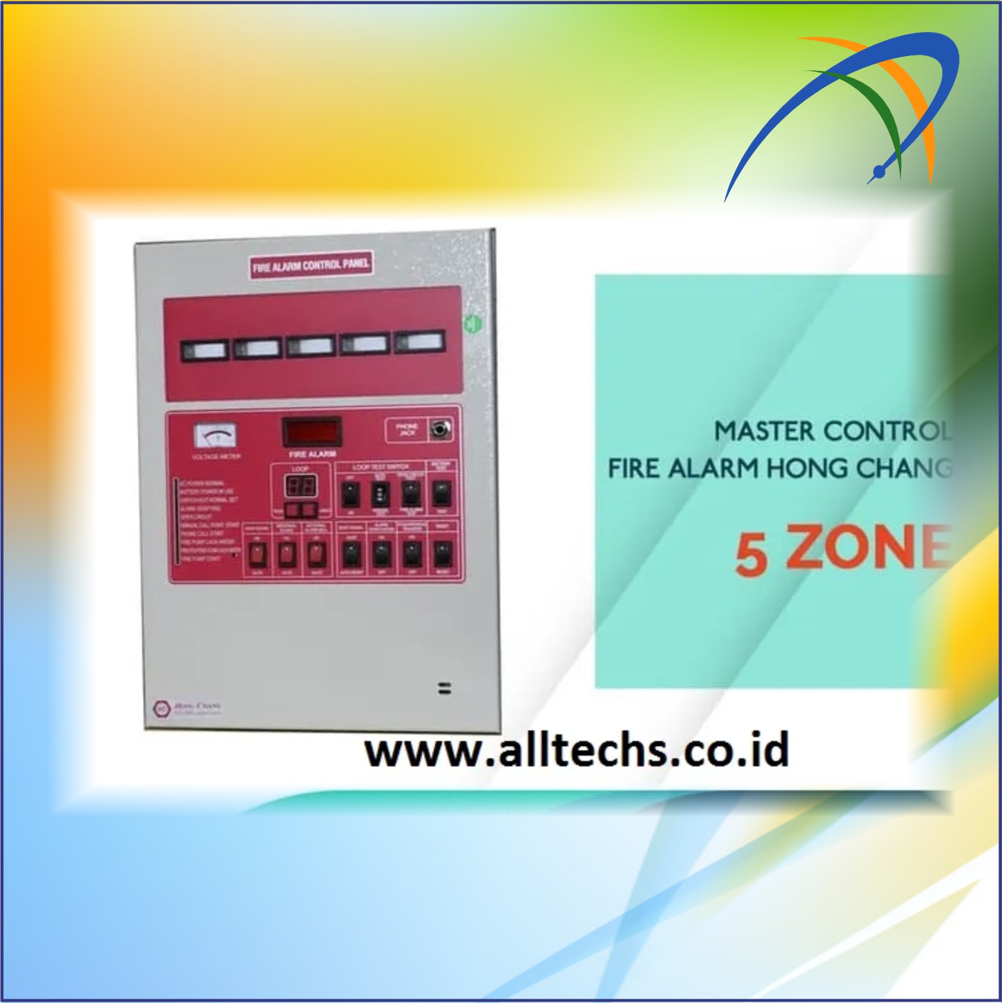 Instalasi & Pengadaan Fire Alarm Control Panel Hong chang 5 Zone FACP Fire - PT. ALLTECHS SOLUSINDO