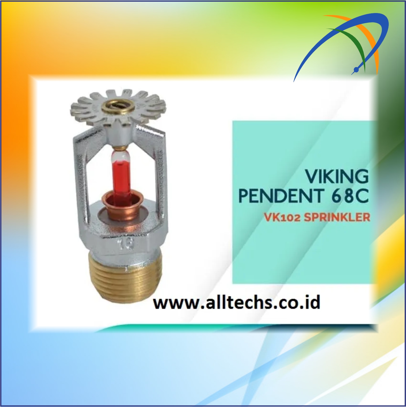 Instalasi & Pengadaan Fire Sprinkler Pendent 68 C Viking VK102 Fire - PT. ALLTECHS SOLUSINDO
