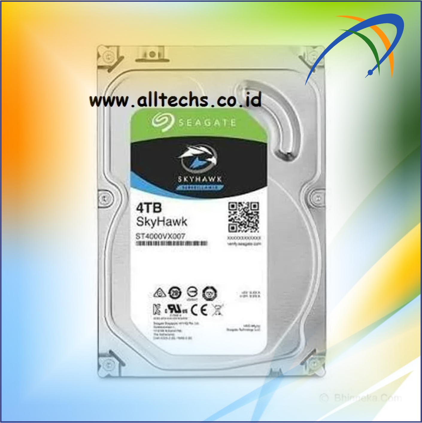Instalasi & Pengadaan Hardisk Seagate khusus cctv 4 tera Seagate skyhawk Seagate - PT. ALLTECHS SOLUSINDO