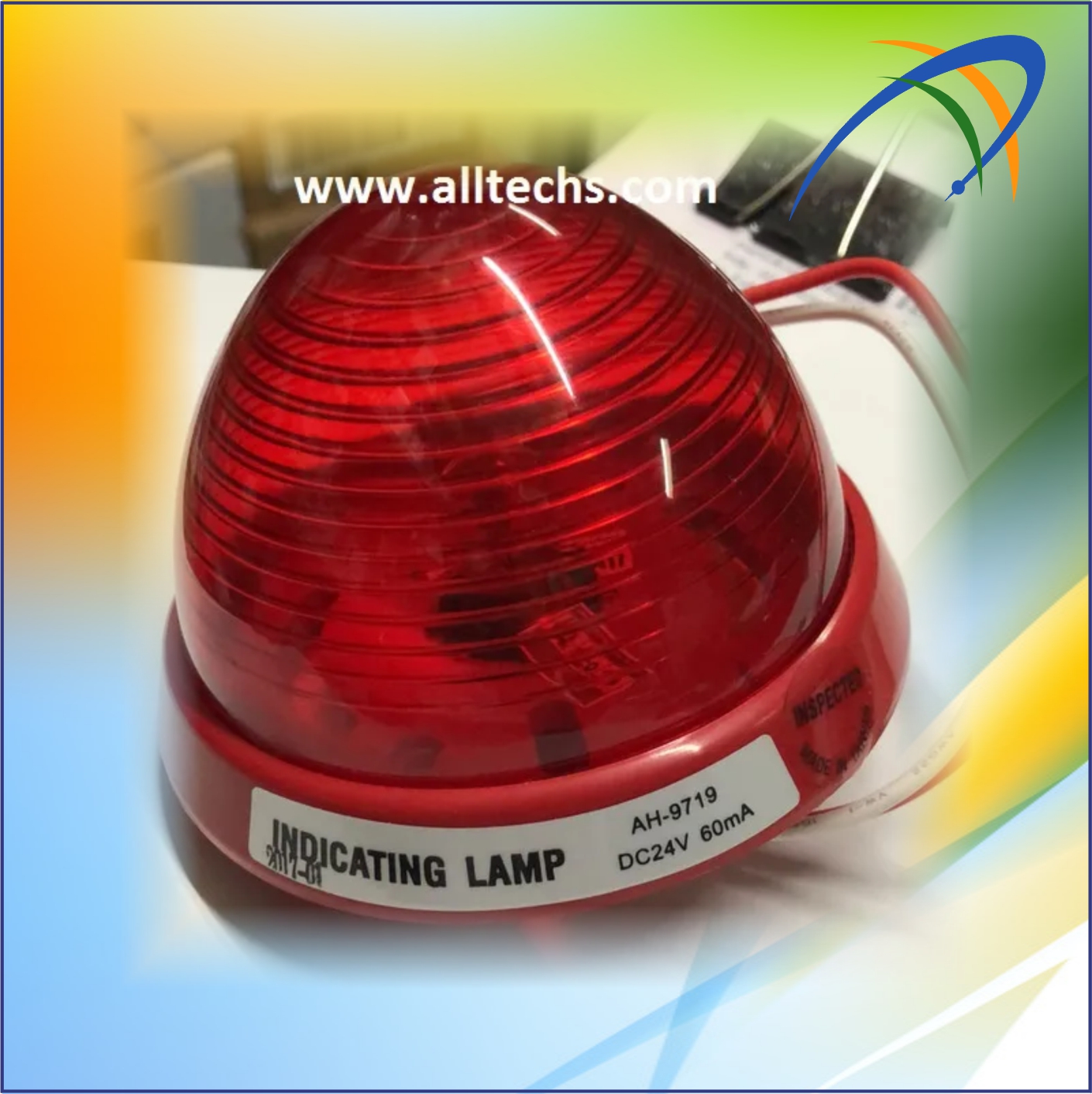 Instalasi & Pengadaan Lampu indicator Fire alarm led merk hong chang tipe HC 300L Lampu - PT. ALLTECHS SOLUSINDO
