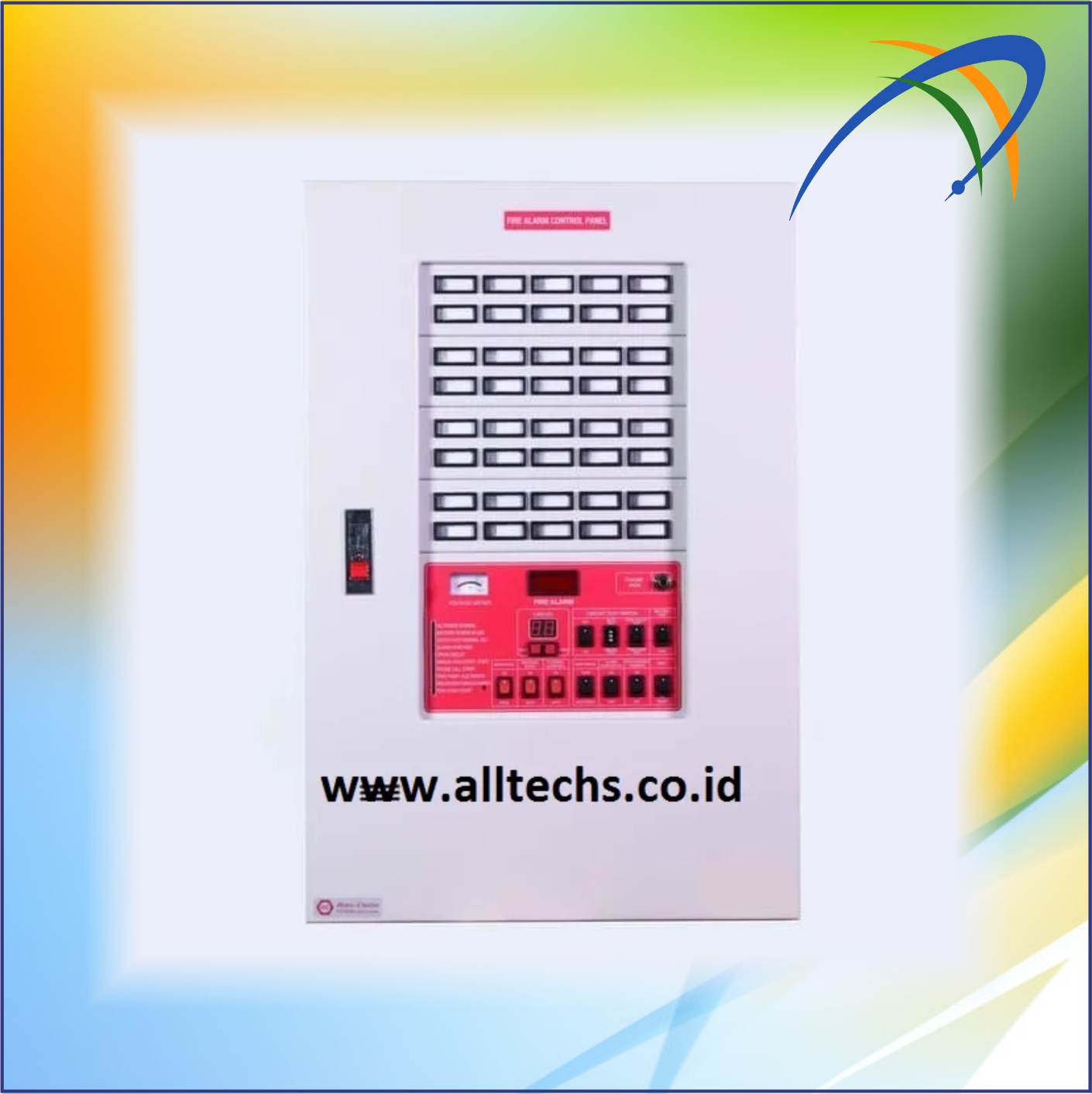 Instalasi & Pengadaan MASTER CONTROL FIRE ALARM CONTROL PANEL MCFA HONG CHANG 30ZONE. BESI MASTER - PT. ALLTECHS SOLUSINDO