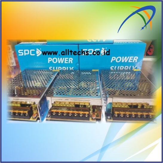 Instalasi & Pengadaan SPC Adaptor jaring 12v 10A/ power supply cctv 12v10A SPC - PT. ALLTECHS SOLUSINDO
