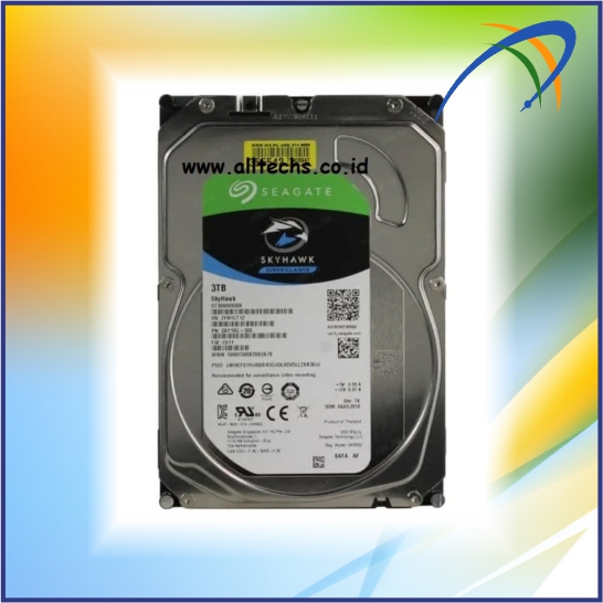 Instalasi & Pengadaan hardisk khusus cctv 3 tera seagate skyhawk Seagate - PT. ALLTECHS SOLUSINDO